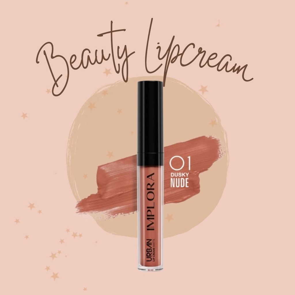 Jual Implora Lipcream Matte Original Dusky Nude Shopee Indonesia