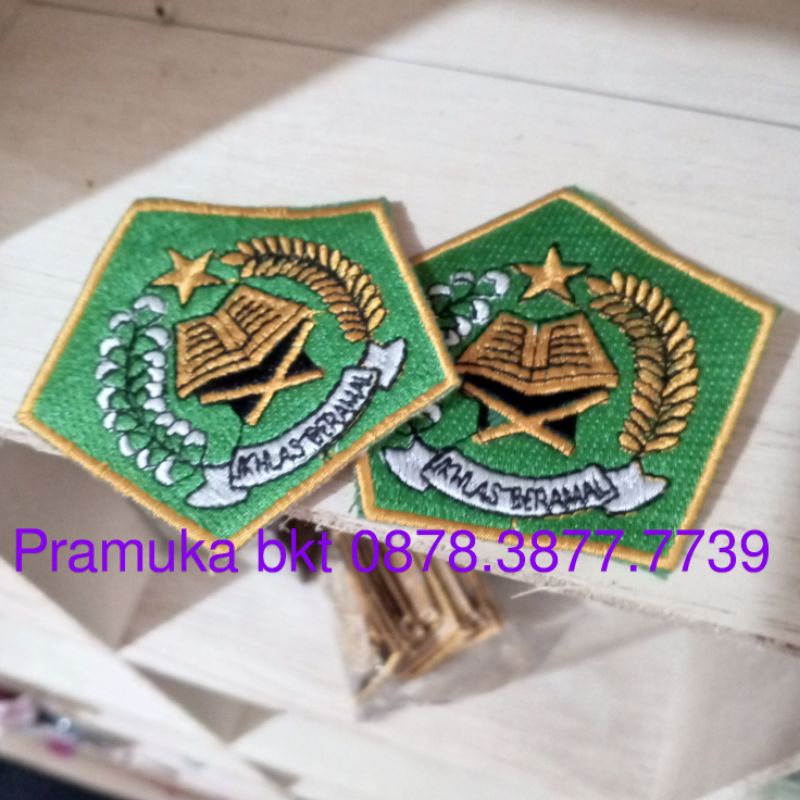 Jual Logo DEPAG IKHLAS BERAMAL FULL BORDIR Bijian Shopee Indonesia