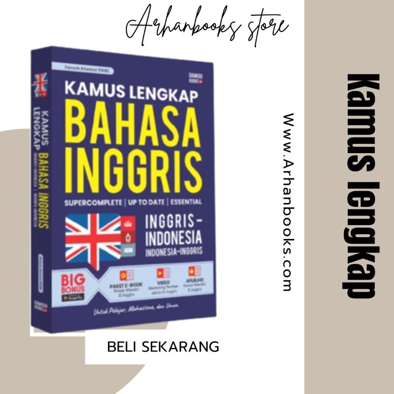 Jual Buku Kamus Lengkap Bahasa Inggris Andaliman Books Shopee Indonesia