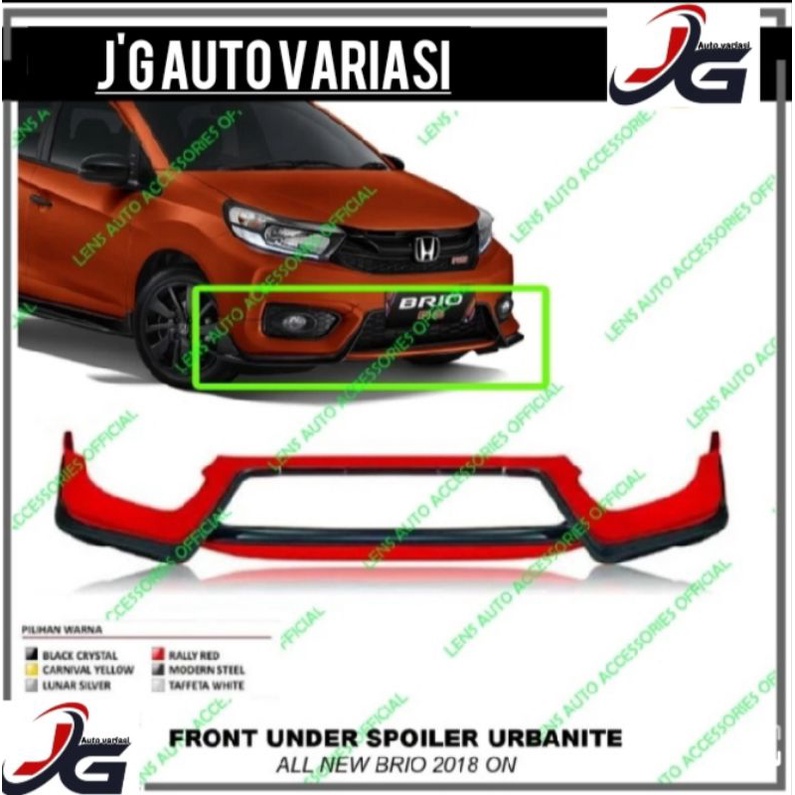 Jual BODY KIT DEPAN BRIO URBANITE FRONT UNDER SPOILER BRIO URBANITE