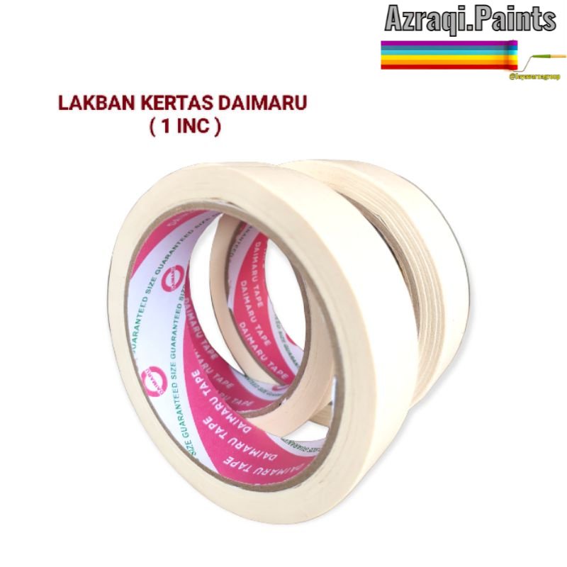 Jual Lakban Kertas Daimaru Mm X Meter Inc Masking Tape