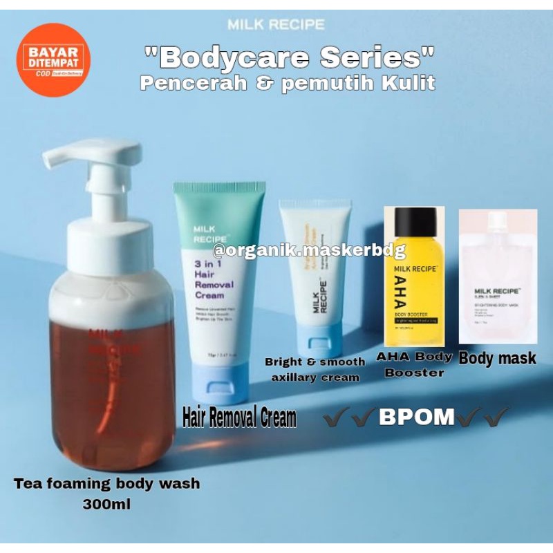 Jual Milk Recipe Series Body Care Produk Pencerah Tubuh Pencerah