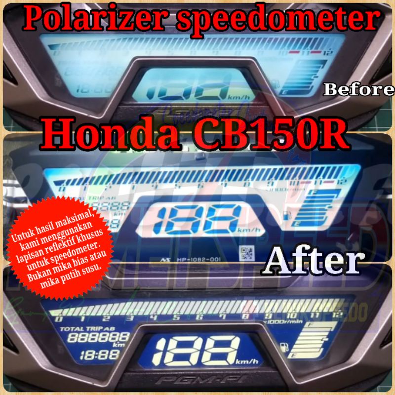 Jual Polarizer Speedometer Honda Cb R New Polaris Speedometer Honda