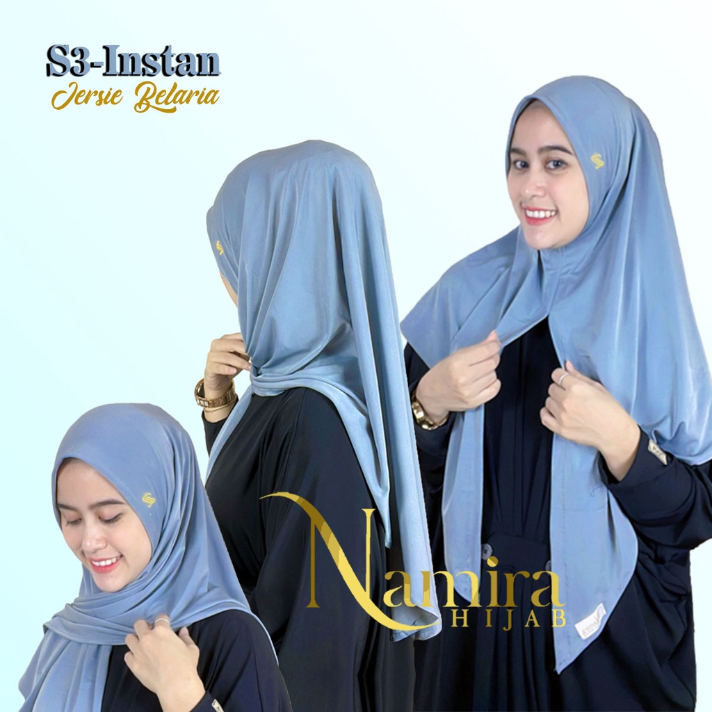 Jual Hijab Instan Segitiga Bahan Jersey Super Kerudung Segitiga Jersie