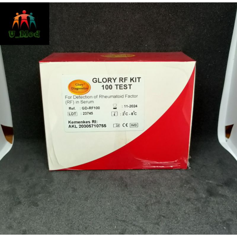 Jual RF Latex Kit 100 Test Glory Diagnostics Shopee Indonesia