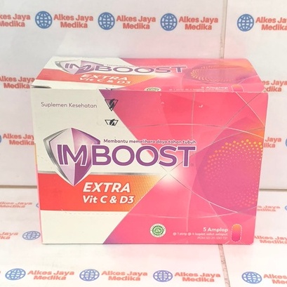 Jual Imboost Extra Vit C D3 Box Isi 5 Strip 4 Tablet Multivitamin