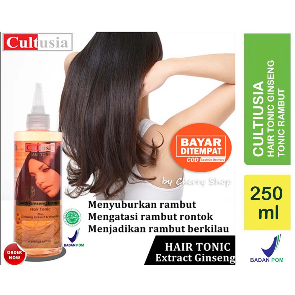 Jual Tonik Pertumbuhan Rambut Ml Bpom Cultusia Hair Tonic