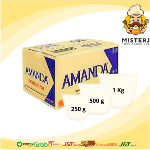 Jual Amanda Frying Fat 250 Gram 500 Gram 1 Kg Minyak Goreng