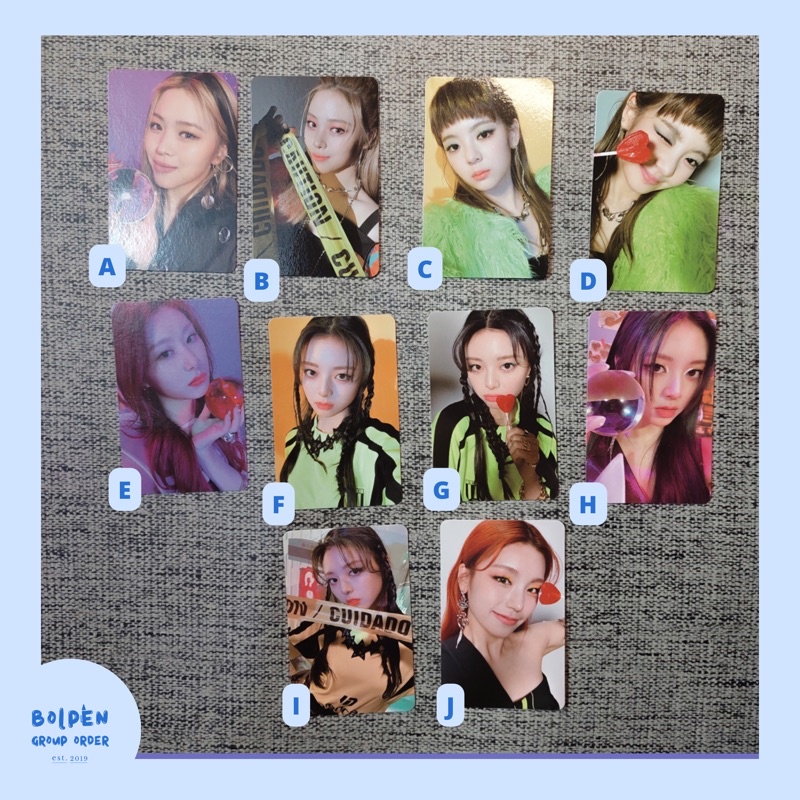 Jual Photocard ITZY 4th Mini Album Guess Who Ryujin Lia Charyeong Yuna