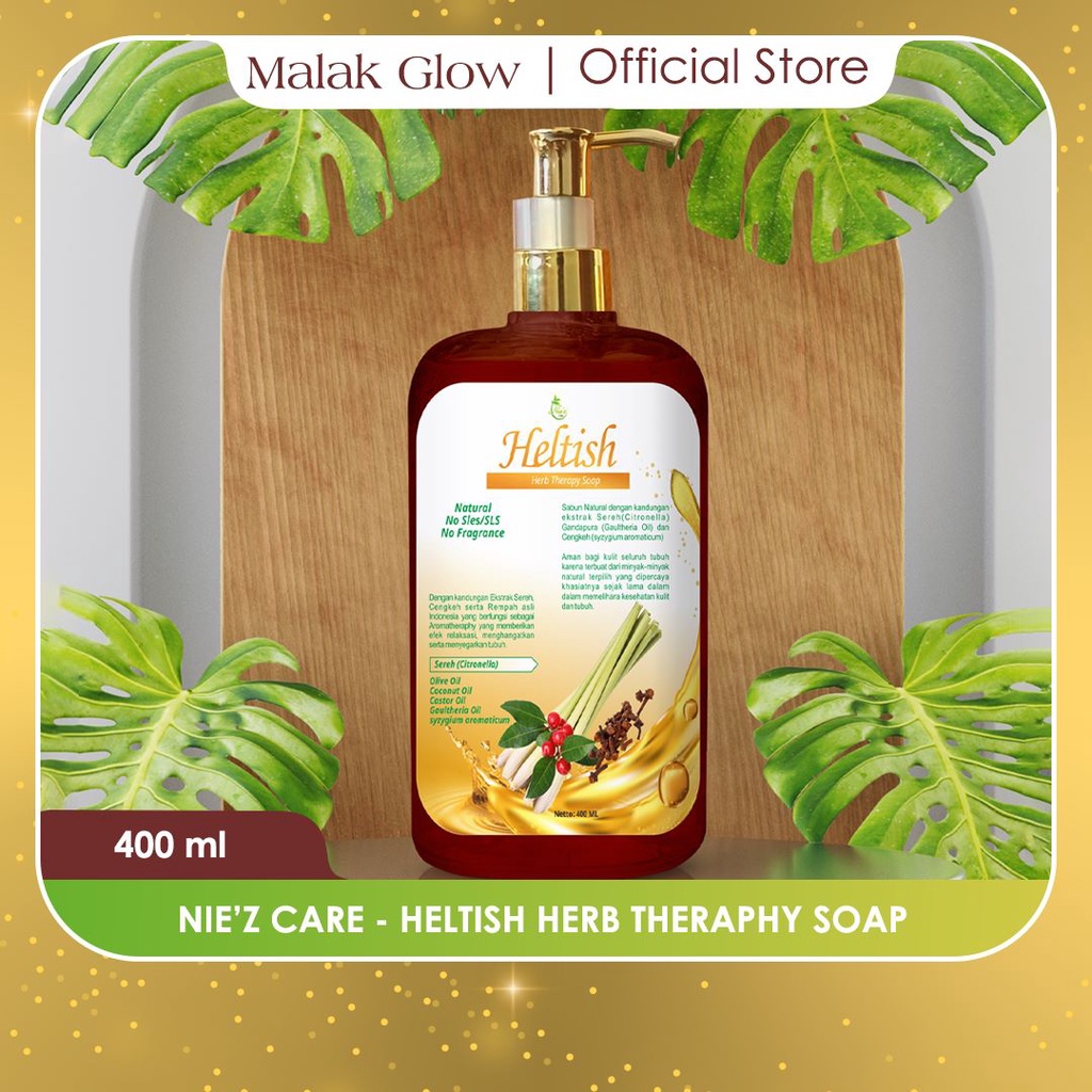 Jual Sabun Mandi Cair Herbal Heltish Herb Therapy Soap Shopee Indonesia