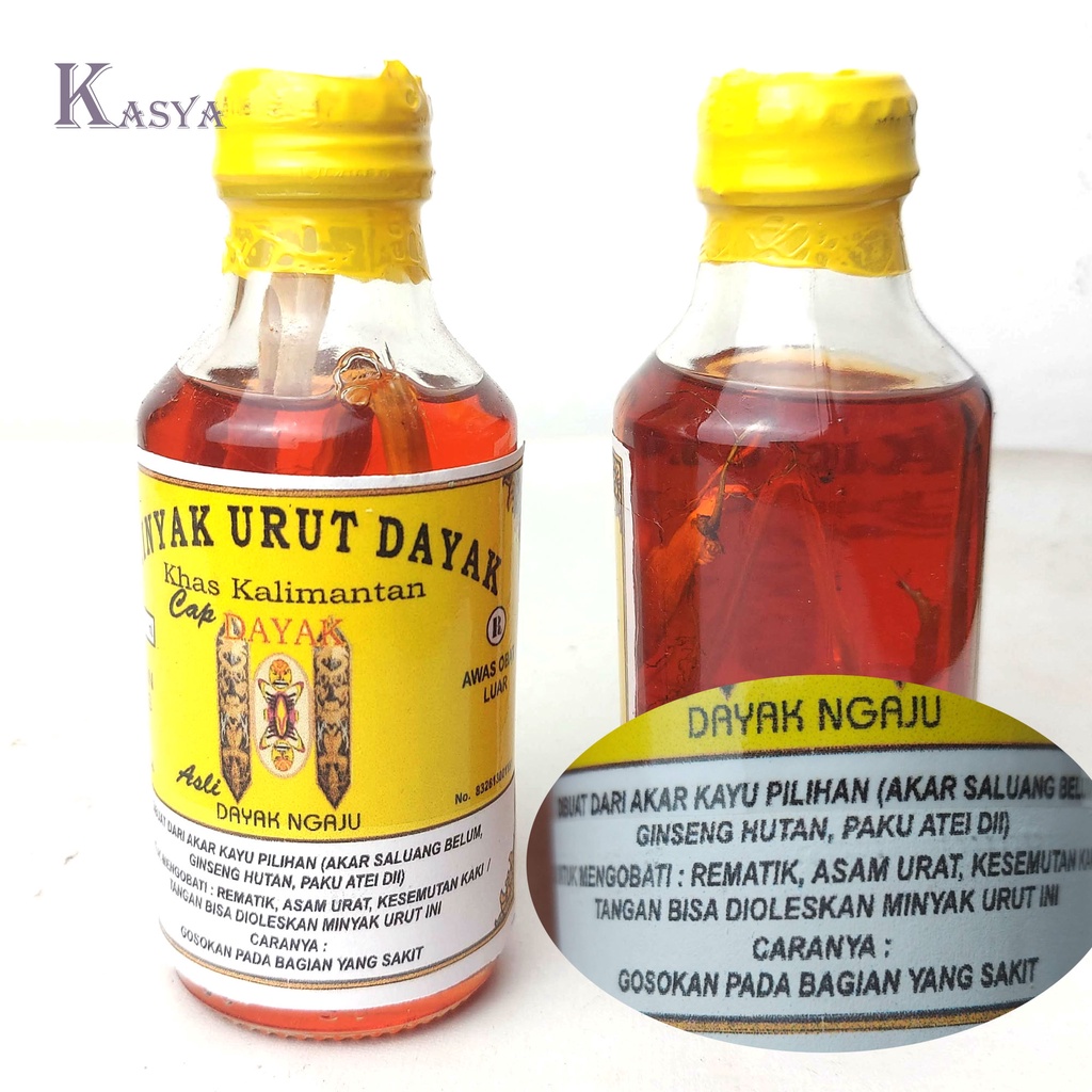 Jual Minyak Urut Dayak Original Kalimantan Minyak Gosok Dayak Ngaju