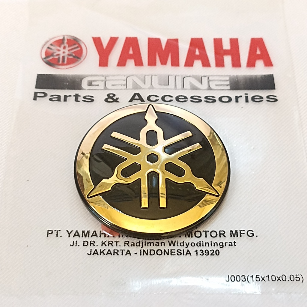 Jual Emblem Logo Garputala Emas Gold Yamaha Xmax R V Vixion R Mt