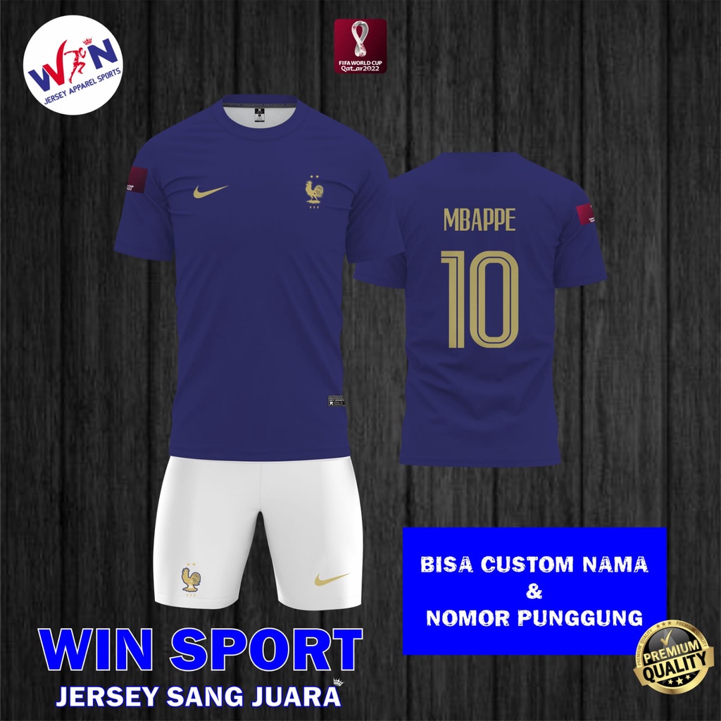 Jual Jersey Timnas Francis France Home Navy Piala Dunia World Cup Qatar