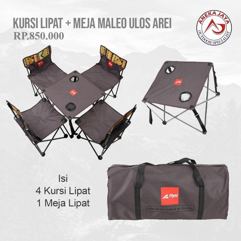 Jual Kursi Lipat Meja Maleo Ulos Arei Shopee Indonesia