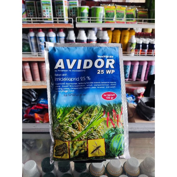 Jual Insektisida AVIDOR 25 WP 100 Gr Pengendali Hama Serangga Shopee