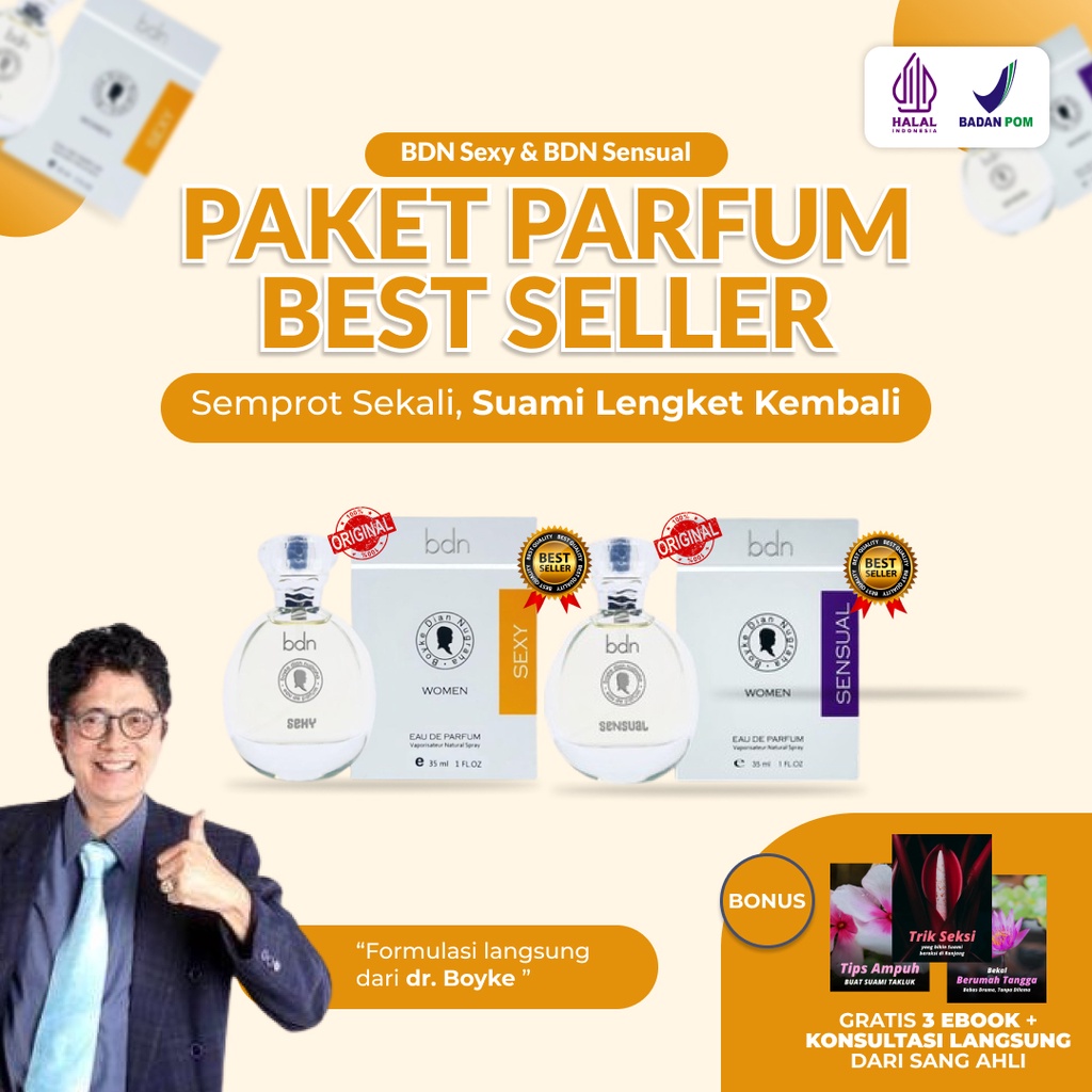 Jual Paket Parfum Best Seller Dr Boyke Bdn Parfum Sensual Bdn