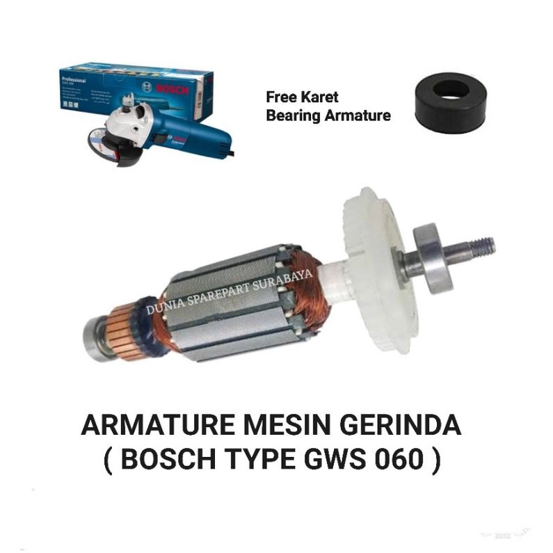 Jual Armature Gerinda Bosch Gws Angker Dinamo Grenda