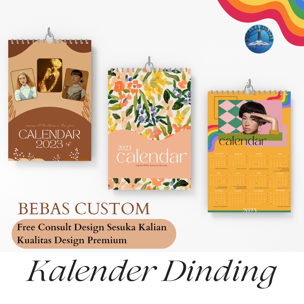 Jual Kalender Dinding Custom By Pustaka Hidayah Kalender Murah