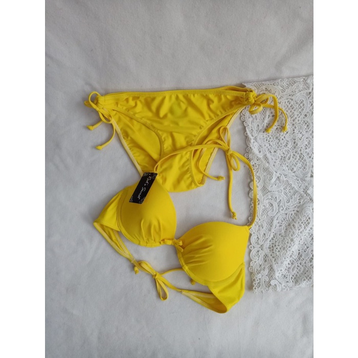 Jual Bk R Vo Kuning Bikini Pantai Ada Buda Kawat L Shopee