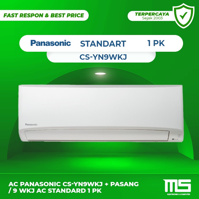 Jual AC PANASONIC CS YN9WKJ PASANG 9 WKJ AC Standard 1 PK Shopee