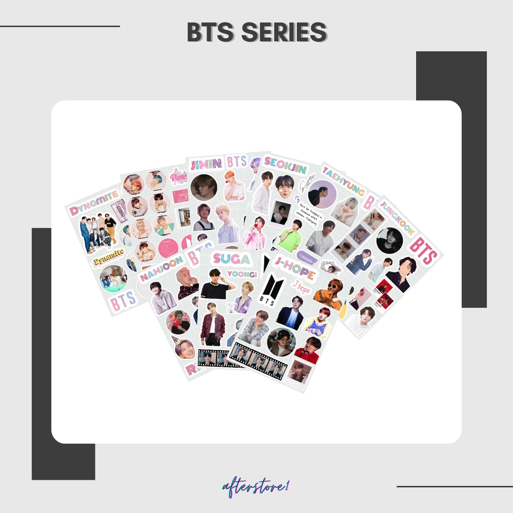 Jual PAKET 6 9 LEMBAR STIKER KPOP STIKER PACK KPOP STICKER TUMBLR