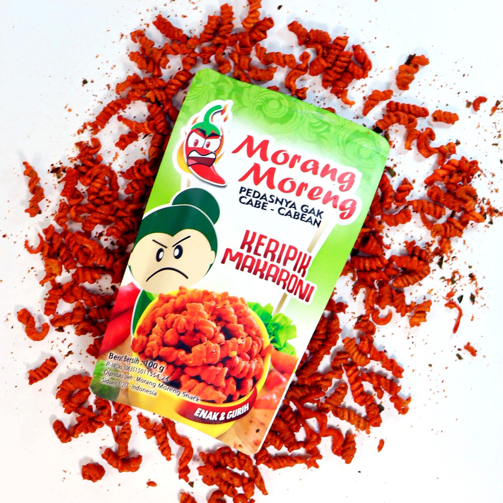 Jual Makaroni Spiral Pedas Morang Moreng Macaroni Renyah Aneka Rasa