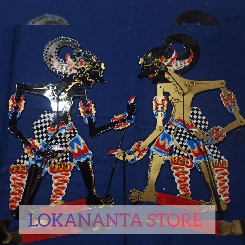 Jual Bima Werkudara Tokoh Wayang Kulit Wayang Kertas Bahan Duplek