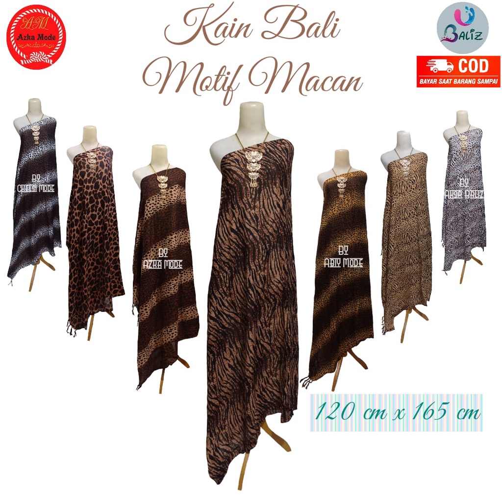 Jual Produk Kain Bali Pantai Kain Bali Motif New Macan Standar