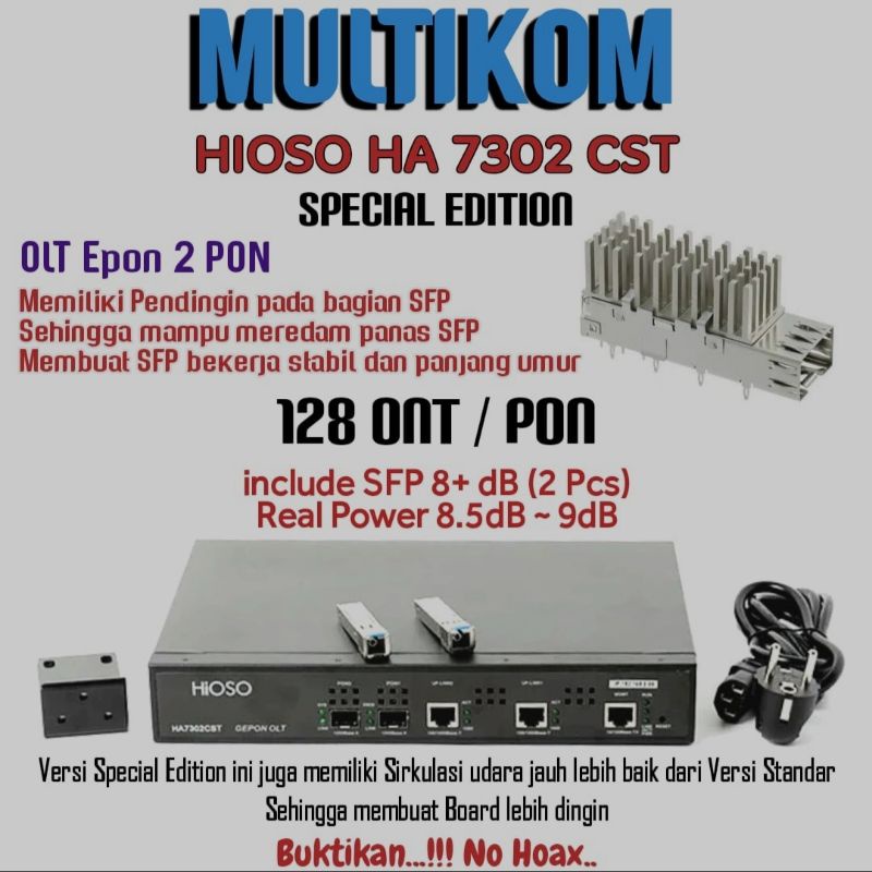 Jual Olt Hioso Epon Pon Limited Support Onu Shopee Indonesia