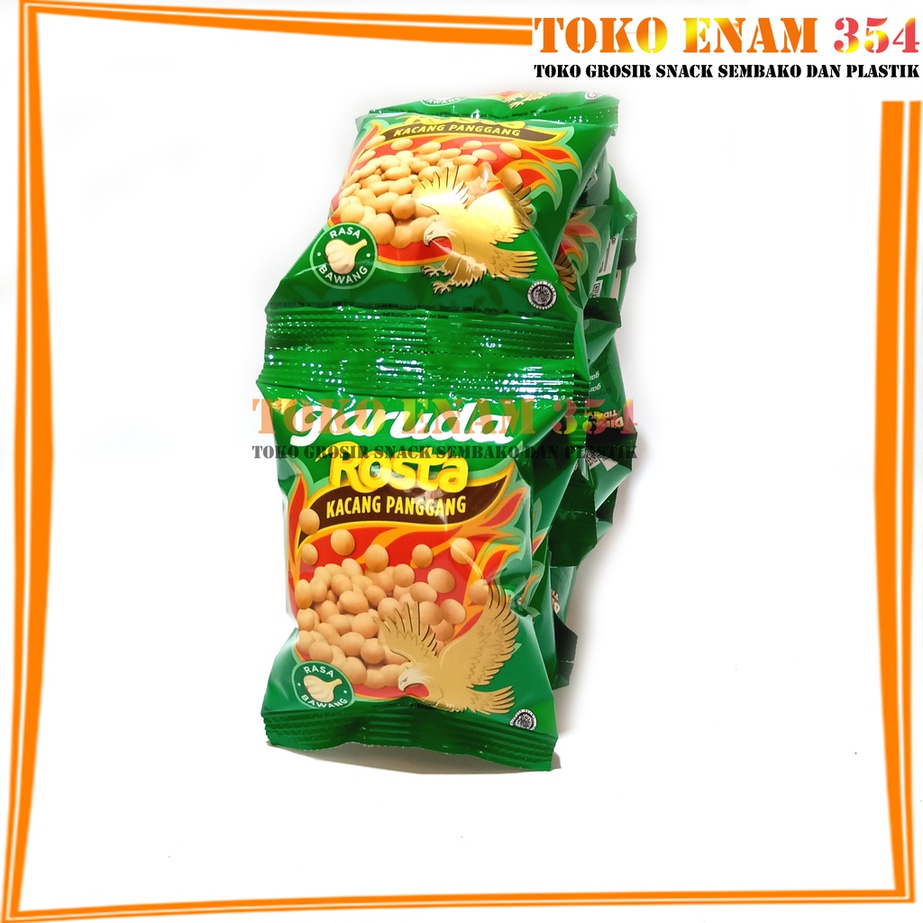 Jual Snack Garuda Rosta Kacang Panggang Per Renceng 10 Pcs X 11 Gram