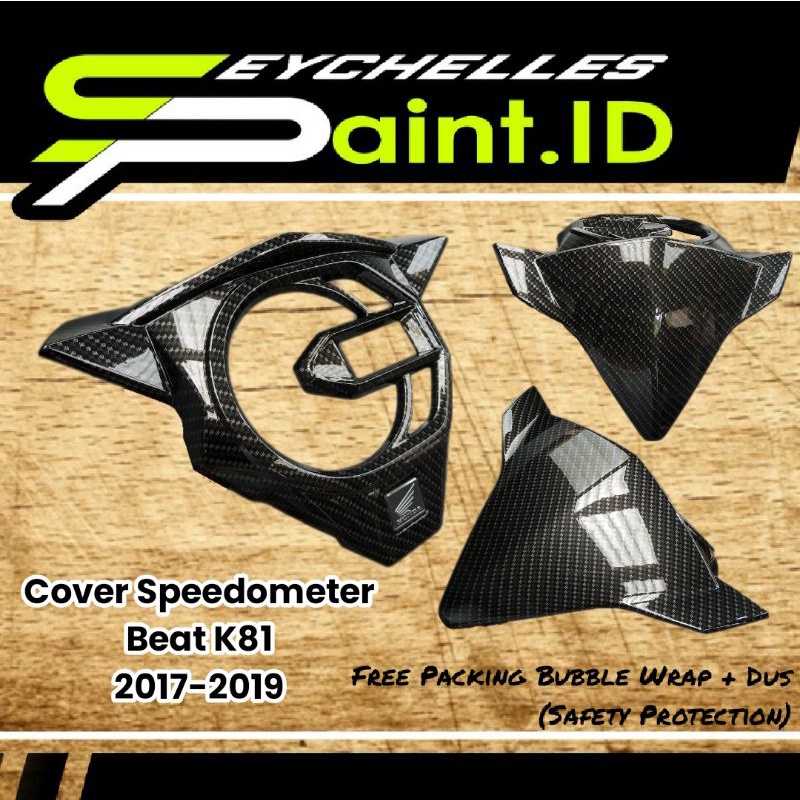 Jual Cover Carbon Tutup Speedometer Beat K Motif Kevlar