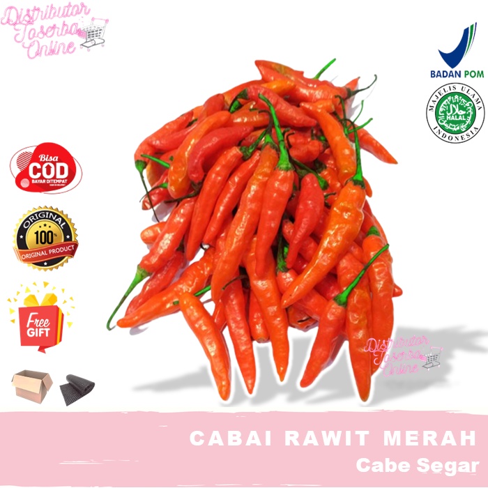 Jual Fresh Cabe Rawit Merah Segar Cabai Kecil Merah Pedas