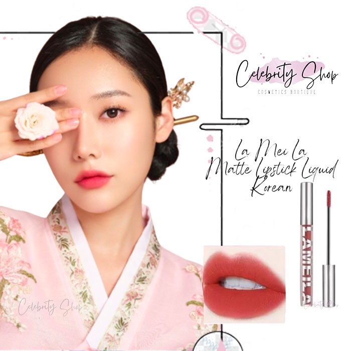 Jual Lameila Matte Lipstick Liquid Korean Lipstik Lip Cream Lip Galze