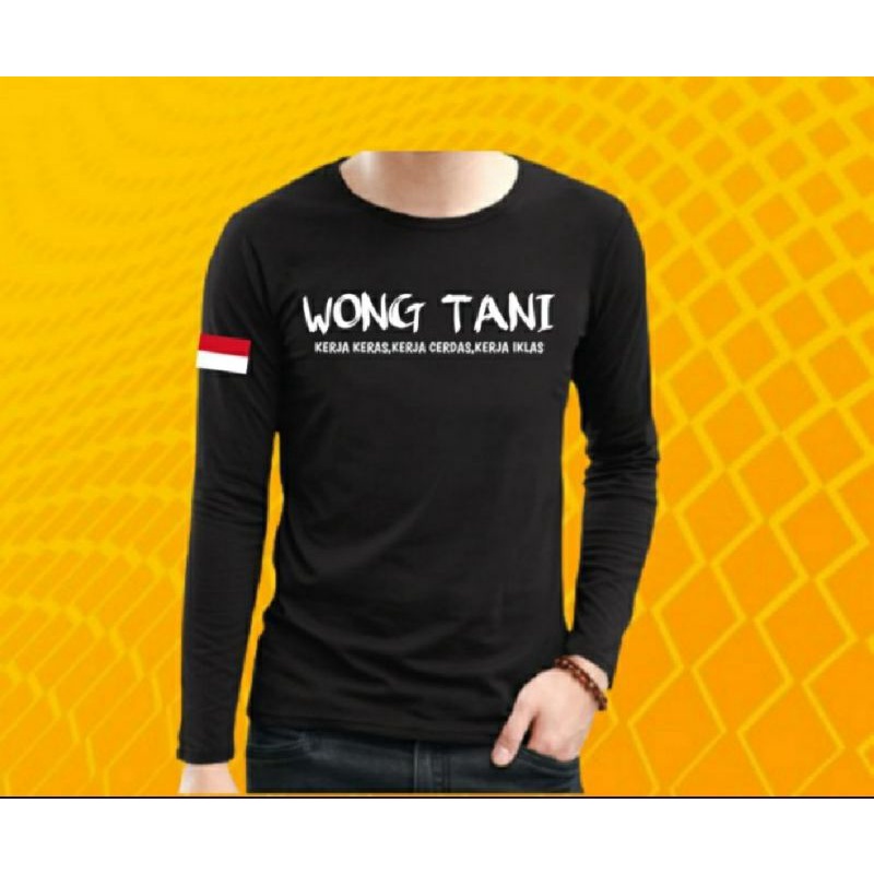 Jual KAOS PETANI WONG TANI KERJA KERAS KERJA CERDAS KERJA IKLAS LENGAN