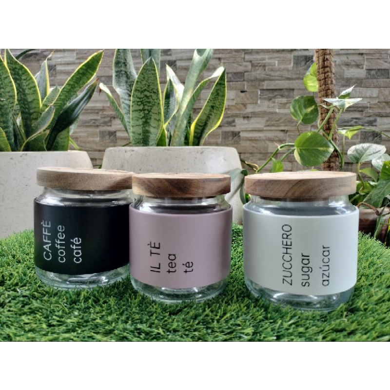 Jual Hannah Stoples Informa Set 3pcs Toples Gula Kopi Teh Canister