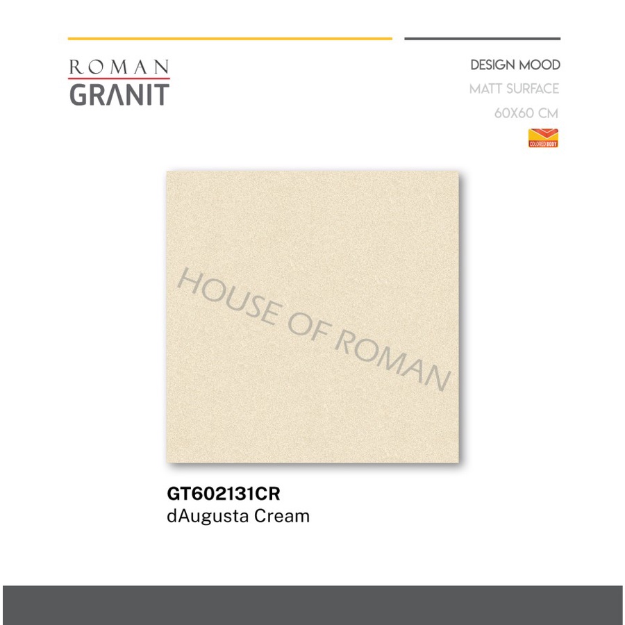 Jual ROMANGRANIT DAUGUSTA CREAM 60X60 GT602131CR ROMAN GRANIT