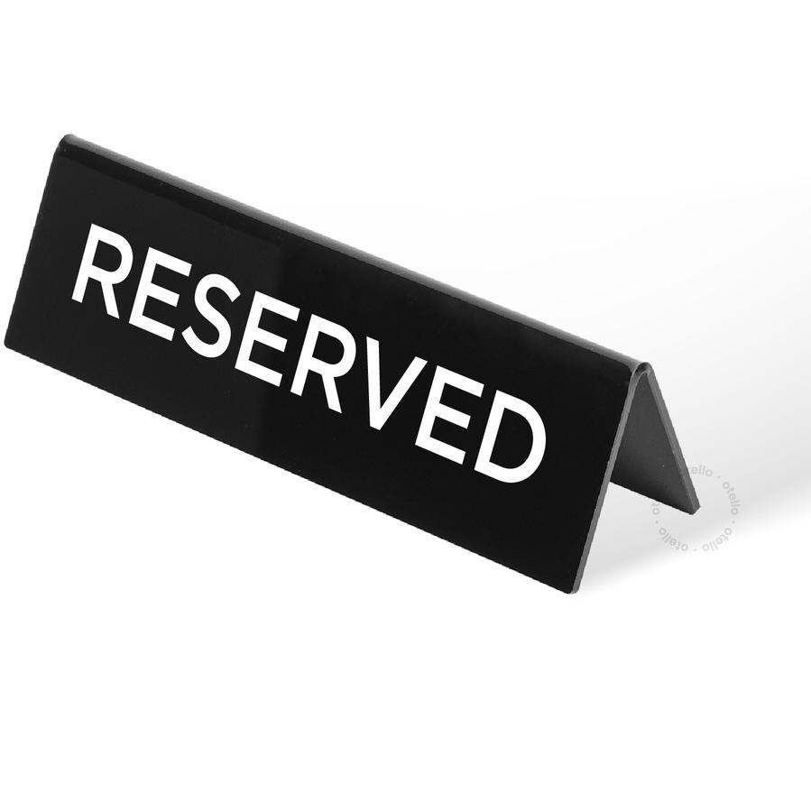 Jual Harga Bersahabat Reserved Table Sign Tulisan Papan Meja Acrylic UV