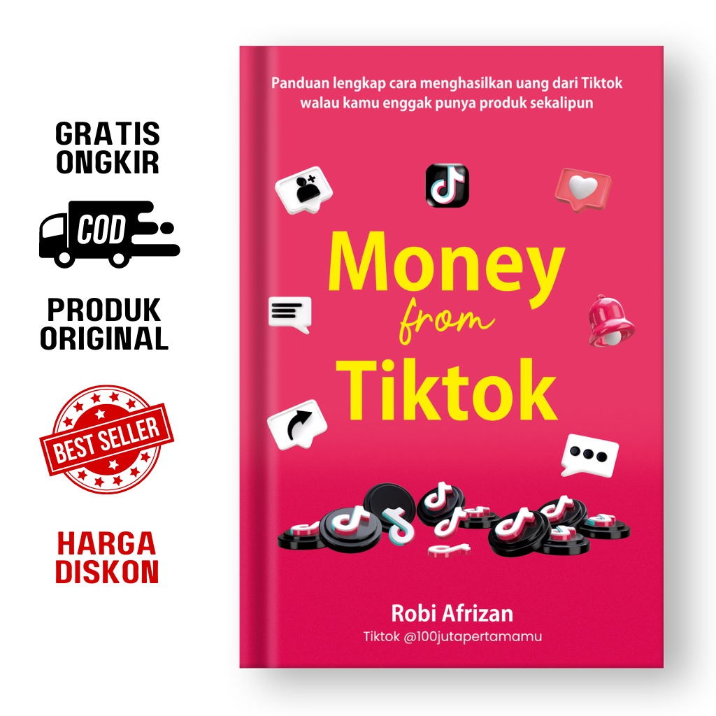 Jual Buku Money From Tiktok Original Panduan Cara Dapat Uang Dari