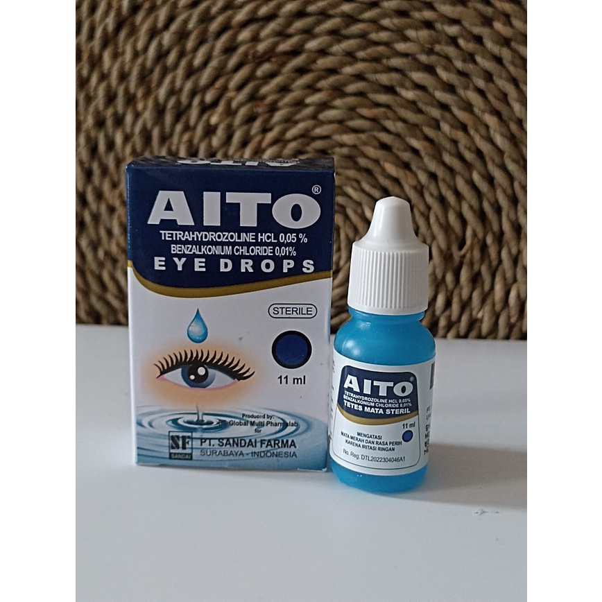 Jual AITO 11 Ml Tetes Obat Mata Drop Botol Merah Kering Iritasi Eye