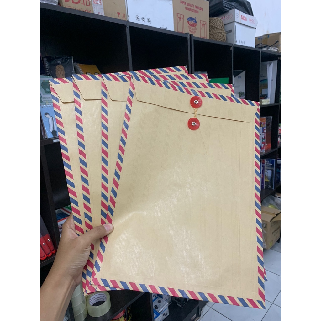 Jual AMPLOP COKLAT TALI Folio Shopee Indonesia