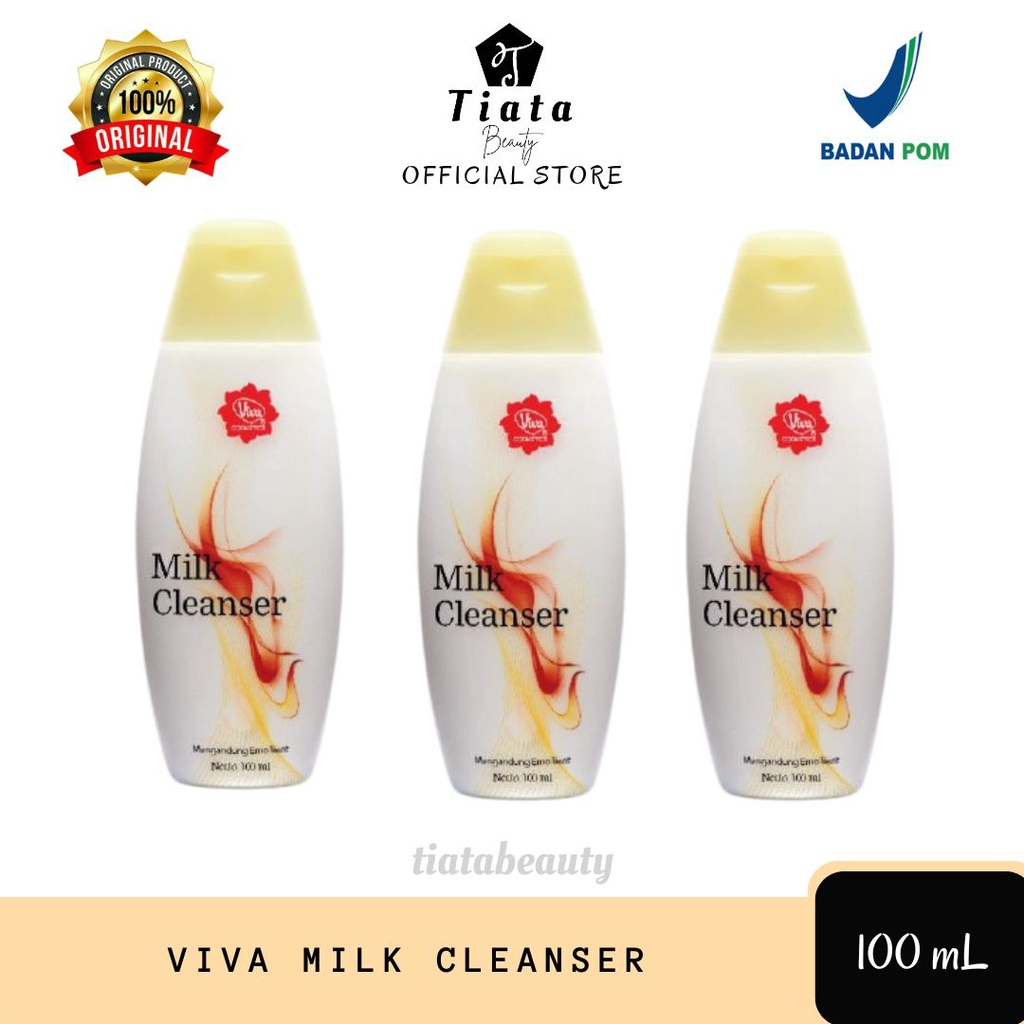 Jual Viva Milk Cleanser Face Tonic Emollient Ml Shopee Indonesia