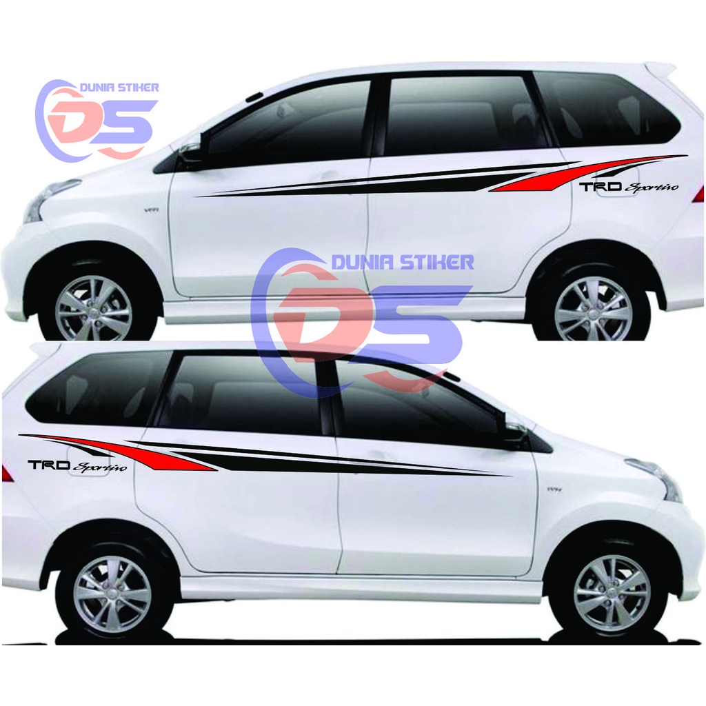 Jual Cutting Stiker Mobil Avanza Stiker Striping List Trd Sportivo