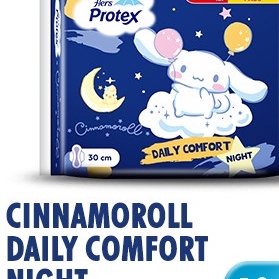 Jual Hers Protex Pembalut Wanita Comfort Night Cinnamoroll Cm