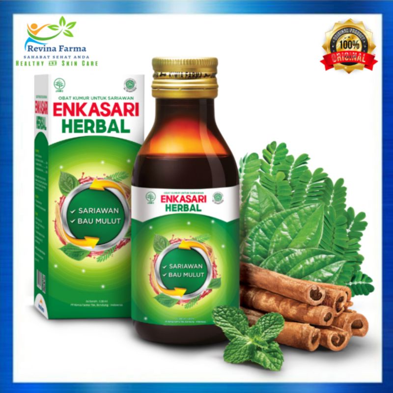 Jual Enkasari Herbal Ml Kemasan Baru Obat Kumur Untuk Sariawan Bau