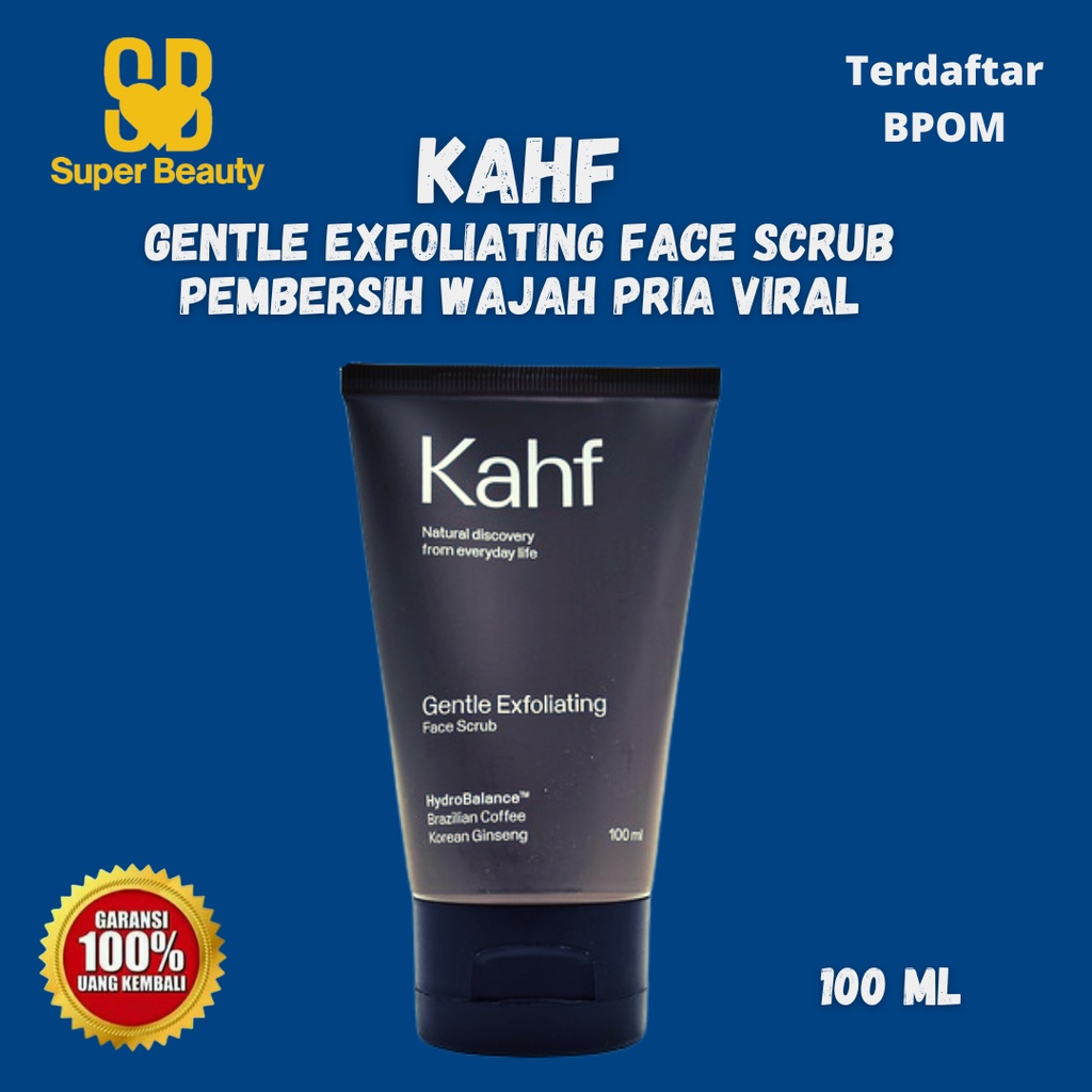 Jual Kahf Gentle Exfoliating Face Scrub 100 Ml Shopee Indonesia