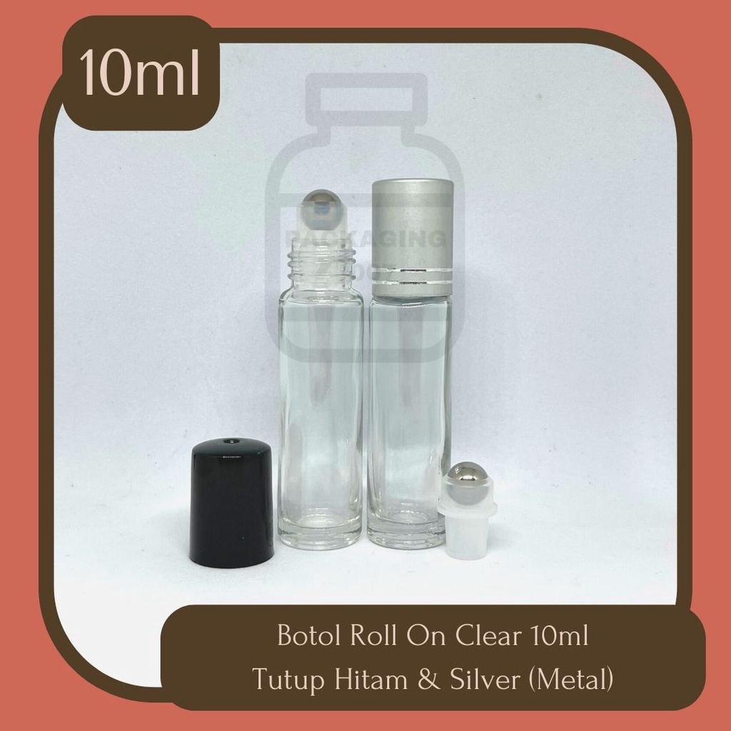 Jual Botol Roll On 10ml Clear Roll On Metal Roll On Besi Roll On