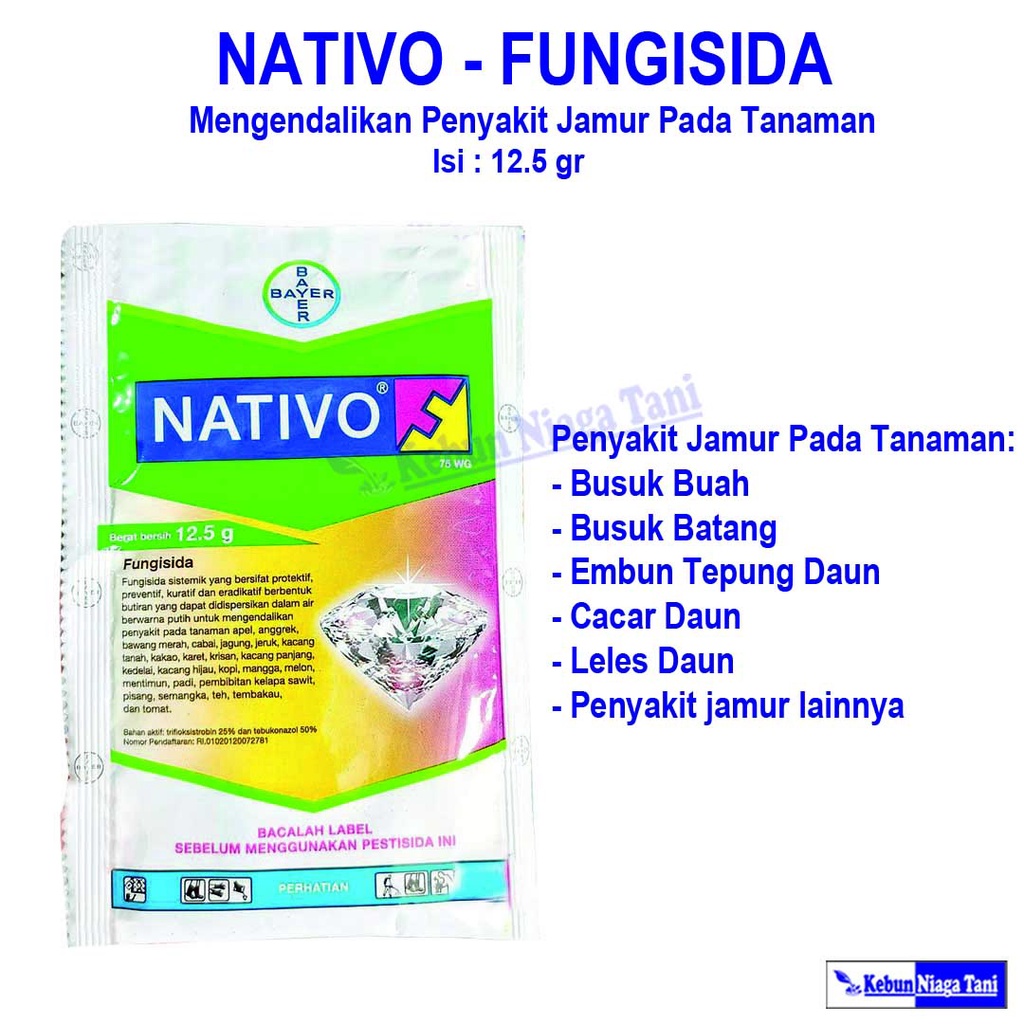 Jual Nativo Gram Wg Fungisida Nativo Obat Jamur Tanaman