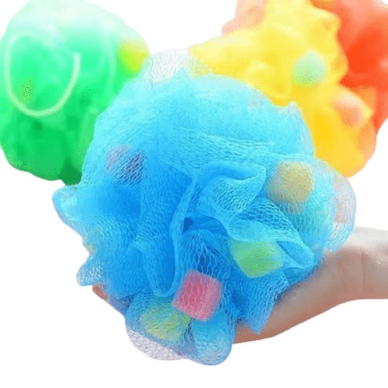 Jual Spons Mandi Jaring Gosok Badan Shower Puff Sponge Jaring Shopee