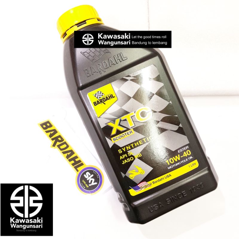 Jual Liter Oli Mesin Matic Bardahl Xtc Ester W Synthetic Made