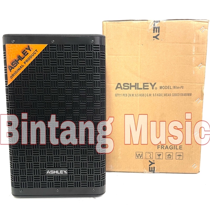 Jual Speaker Pasif Ashley Milan P8 Original 8 Inch Ashley MILAN P8